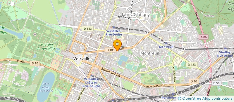 localisation de l'entreprise SDAG HOLDING à VERSAILLES
