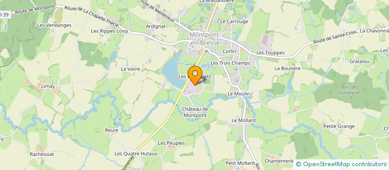 localisation de l'entreprise SDAI  MONTPONT-EN-BRESSE