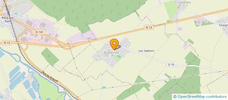 localisation de l'entreprise SDAM - SOCETE DE DEPANNAGE D'APPAREILS MENAGERS  AIGLEVILLE