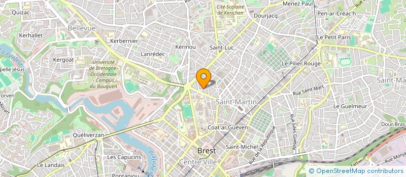 localisation de l'entreprise SDAR à BREST