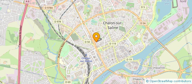 localisation de l'entreprise SDAVISE à CHALON-SUR-SAONE