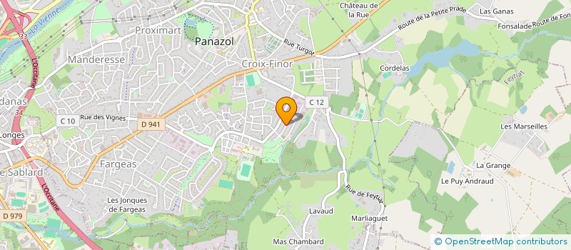 localisation de l'entreprise SDB à PANAZOL