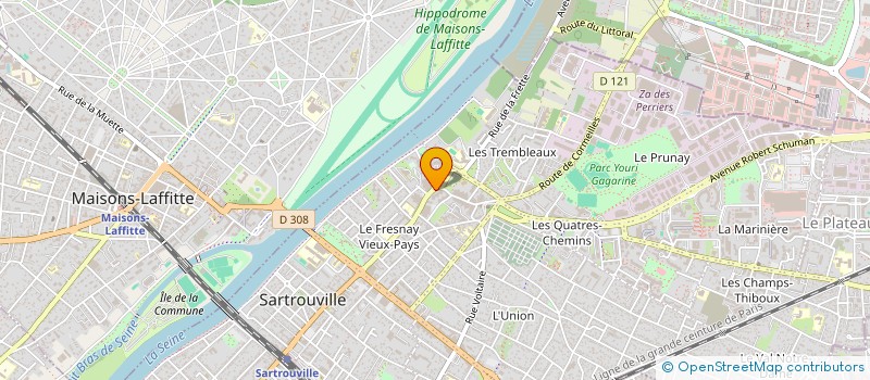 localisation de l'entreprise SDB à SARTROUVILLE