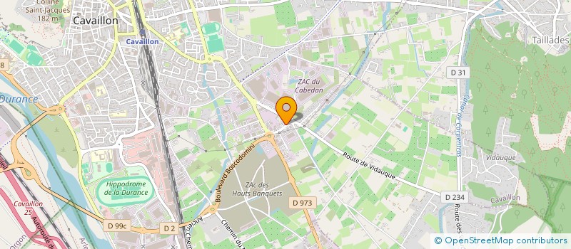 localisation de l'entreprise SDB  CAVAILLON