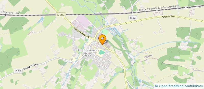 localisation de l'entreprise SDB  SCEAUX SUR HUISNE