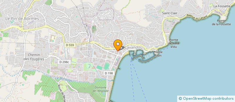 localisation de l'entreprise SDB à LE LAVANDOU