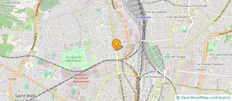 localisation de l'entreprise SDB BATIMENT à ORLEANS