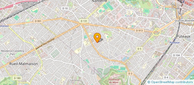 localisation de l'entreprise SDB CONSULTING  NANTERRE