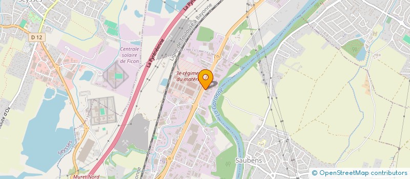 localisation de l'entreprise SDB CREATION à MURET