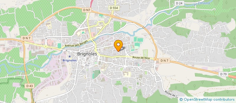 localisation de l'entreprise SDB DIF à BRIGNOLES