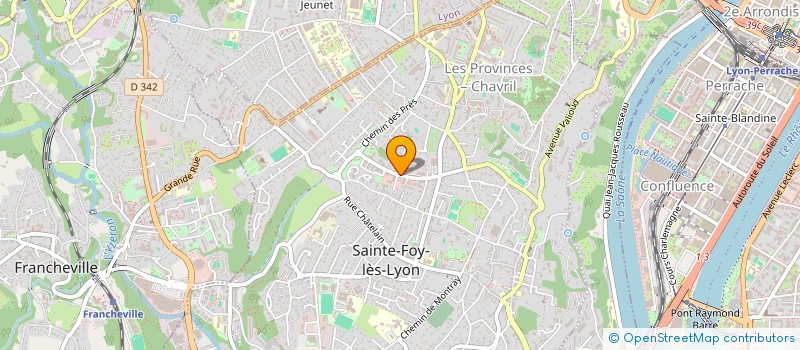 localisation de l'entreprise SDB HOLDING  SAINTE-FOY-LES-LYON