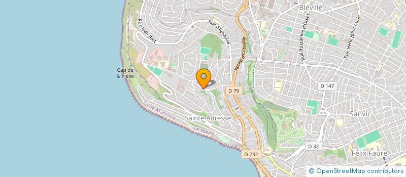 localisation de l'entreprise SDB INVESTISSEMENTS  SAINTE-ADRESSE