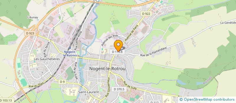 localisation de l'entreprise SDBD ET COMPAGNIE à NOGENT-LE-ROTROU