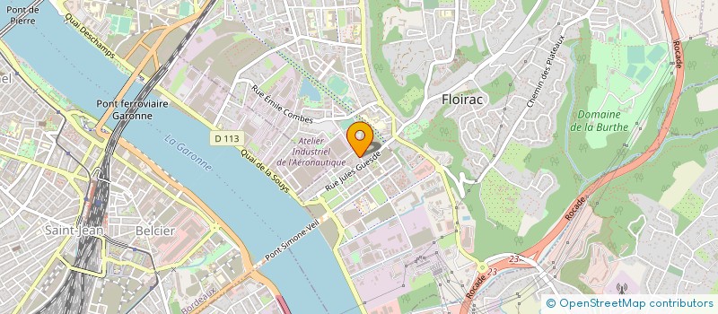localisation de l'entreprise SDBG à BLANQUEFORT