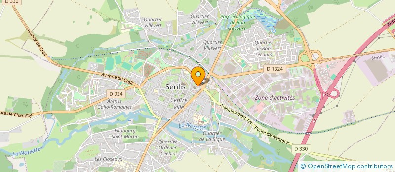 localisation de l'entreprise SDBM AVOCATS ASSOCIES  SENLIS