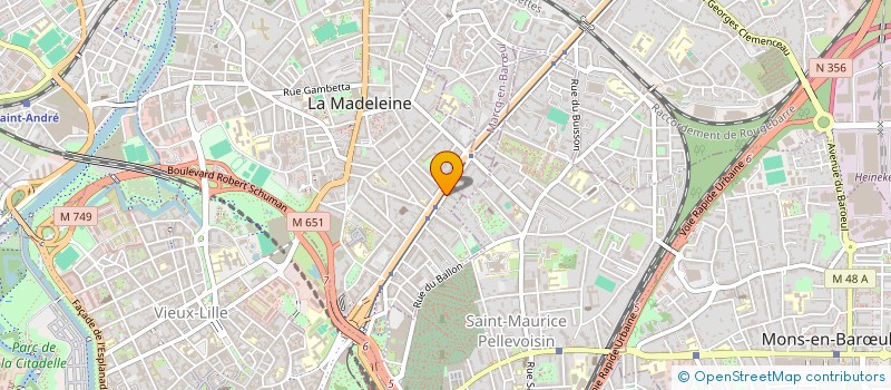 localisation de l'entreprise SDBOTANIQUE à LA MADELEINE