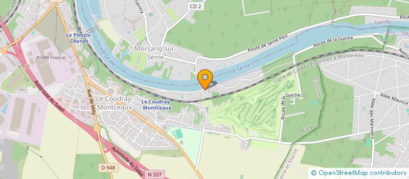 localisation de l'entreprise SDBS à LE COUDRAY-MONTCEAUX