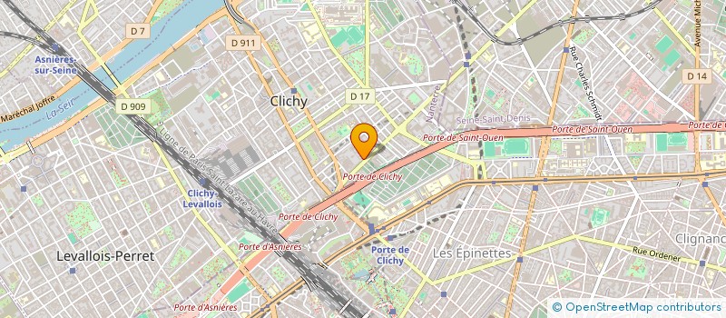 localisation de l'entreprise SDC 1 RUE CURTON 92 CLICHY à CLICHY