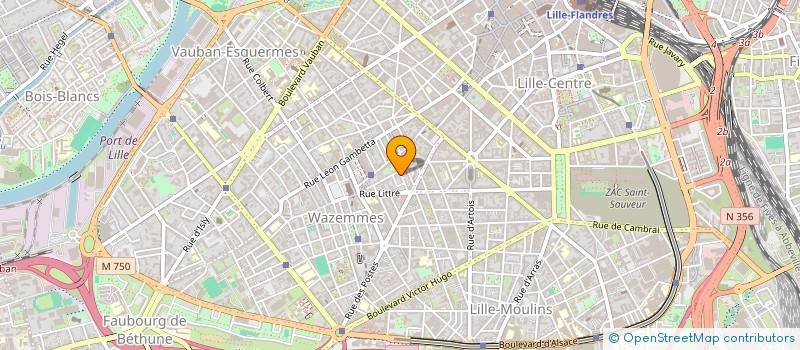 localisation de l'entreprise SDC 1 RUE DE CONSTANTINE 59000 LILLE à LILLE