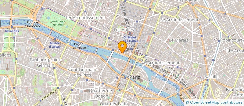 localisation de l'entreprise SDC 10 QU DE LA MEGISSERIE 75001 PARIS  PARIS