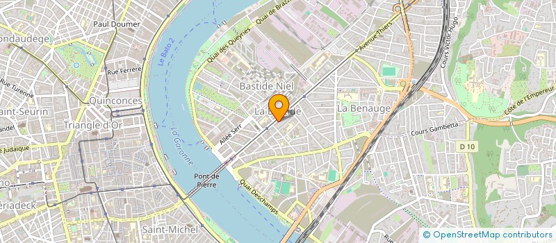 localisation de l'entreprise SDC 101 AVENUE THIERS  BORDEAUX