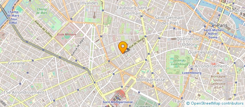 localisation de l'entreprise SDC 109 RUE DE SEVRES  PARIS