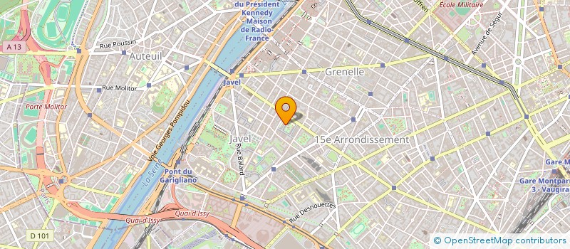 localisation de l'entreprise SDC 11-13 ALLEE ISADORA DUNCAN 75015 PARIS  PARIS