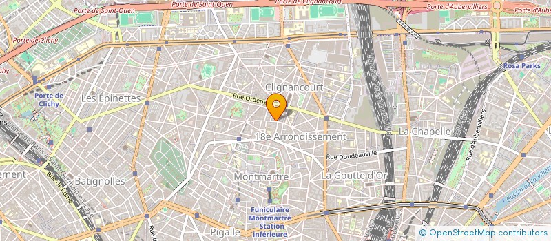 localisation de l'entreprise SDC 110 RUE MARCADET-67 RUE MONT CENIS  PARIS