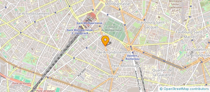 localisation de l'entreprise SDC 12 AVENUE DU MAINE  PARIS