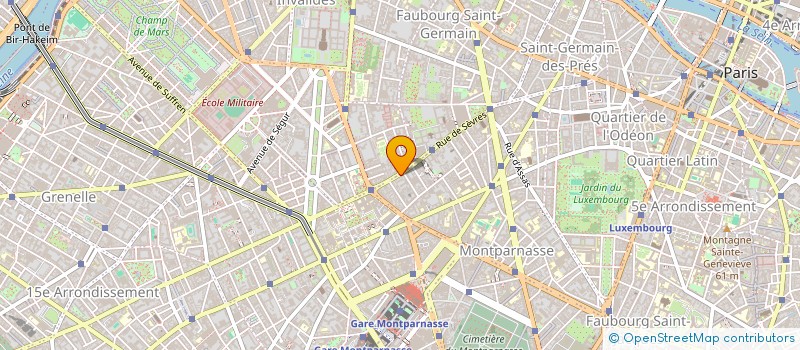 localisation de l'entreprise SDC 123 RUE SEVRES 75006 PARIS  PARIS