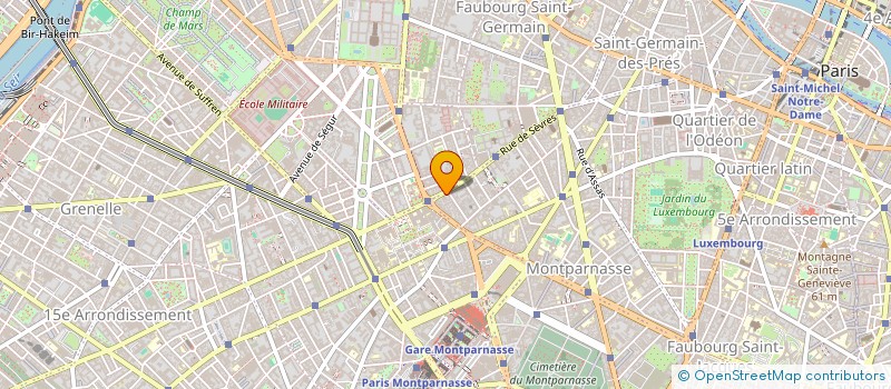 localisation de l'entreprise SDC 133  SEVRES 75006 PARIS  PARIS