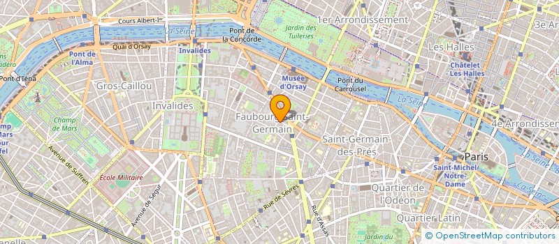localisation de l'entreprise SDC 15 PAUL LOUIS COURIER 75007 PARIS  PARIS