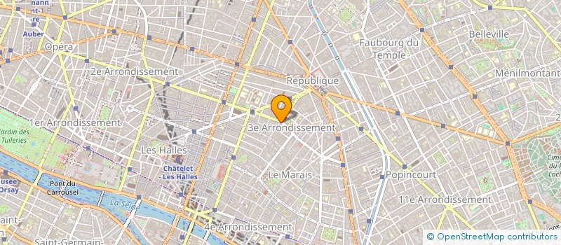 localisation de l'entreprise SDC 158 RUE DU TEMPLE 75003 PARIS  PARIS