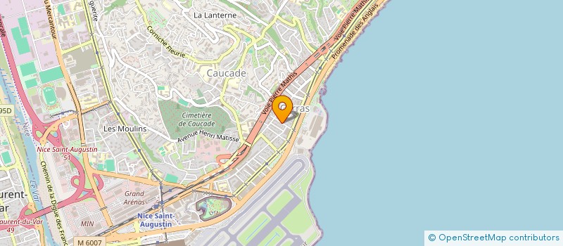 localisation de l'entreprise SDC 16 AV DR ROUX  NICE