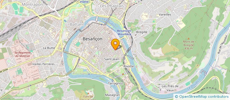 localisation de l'entreprise SDC 16 RUE DE PONTARLIER  BESANCON