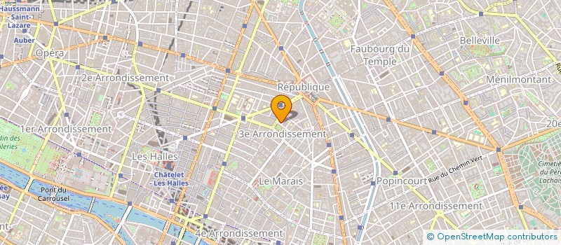 localisation de l'entreprise SDC 18 RUE PERREE 75003 PARIS  PARIS