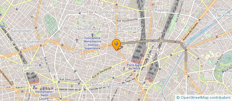 localisation de l'entreprise SDC 183 RUE DU FG POISSONNIERE 75009  PARIS