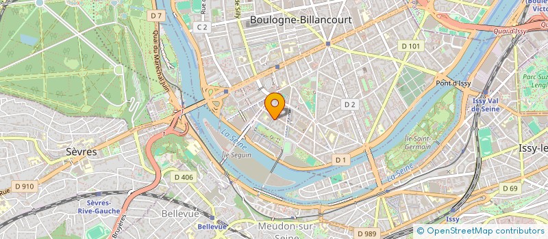 localisation de l'entreprise SDC 19/22 ALLEE ROBERT DOISNEAU  BOULOGNE-BILLANCOURT