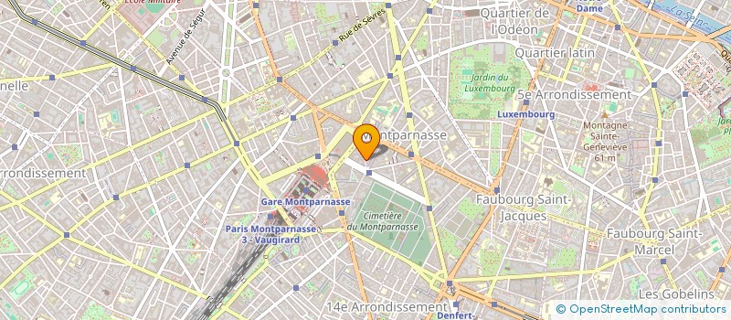 localisation de l'entreprise SDC 19 R D ODESSA  PARIS