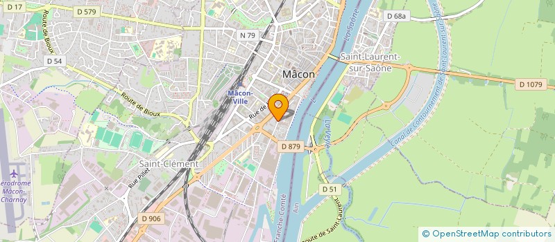 localisation de l'entreprise SDC 22 RUE DE LA REPUBLIQUE  MACON