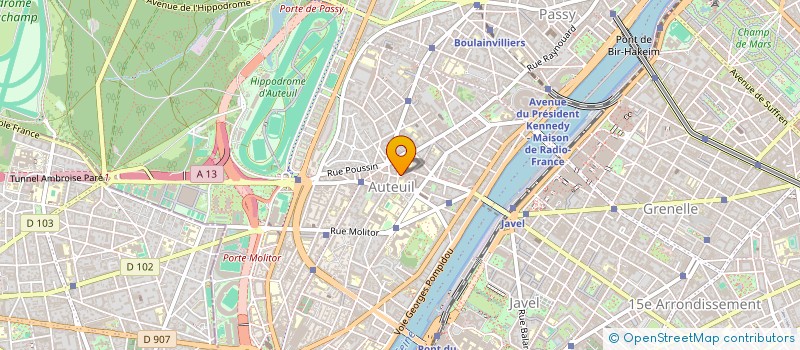 localisation de l'entreprise SDC 28 R LECONTE DE LISLE 75016 PARIS  PARIS