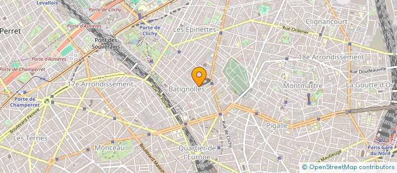 localisation de l'entreprise SDC 29 RUE LEMERCIER  PARIS