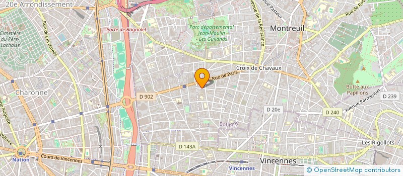 localisation de l'entreprise SDC 32 RUE GARIBALDI 93100 MONTREUIL  MONTREUIL