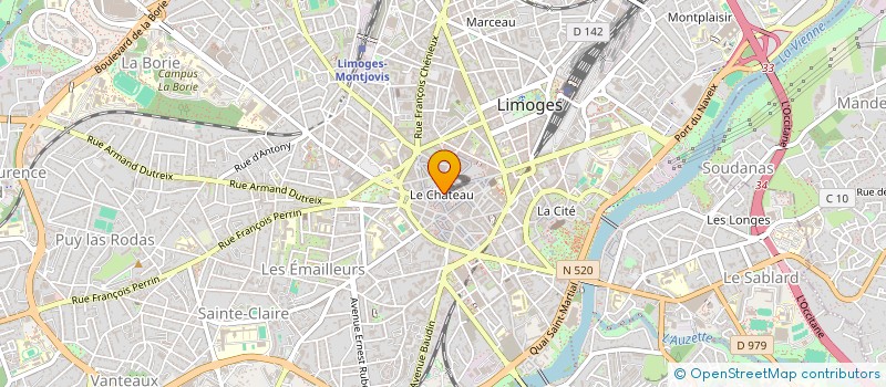 localisation de l'entreprise SDC 4 RUE BARNY à LIMOGES