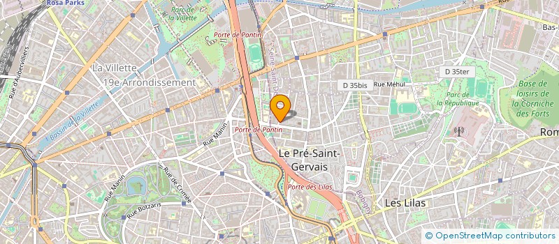 localisation de l'entreprise SDC 4 RUE DE STALINGRAD 93 LE PRE SAINT GERVAIS à LE PRE-SAINT-GERVAIS