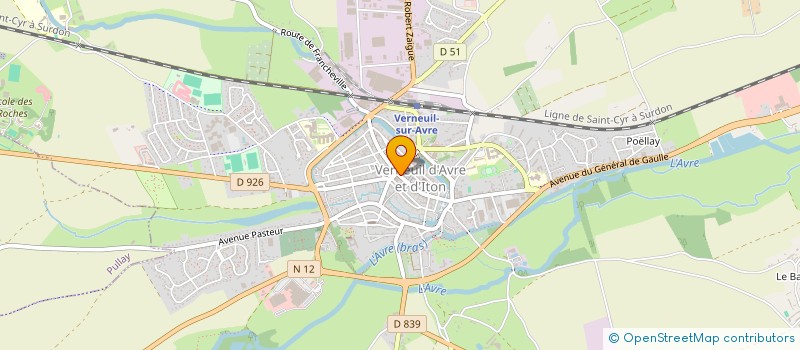 localisation de l'entreprise SDC 401 RUE DE LA MADELEINE  VERNEUIL D'AVRE ET D'ITON