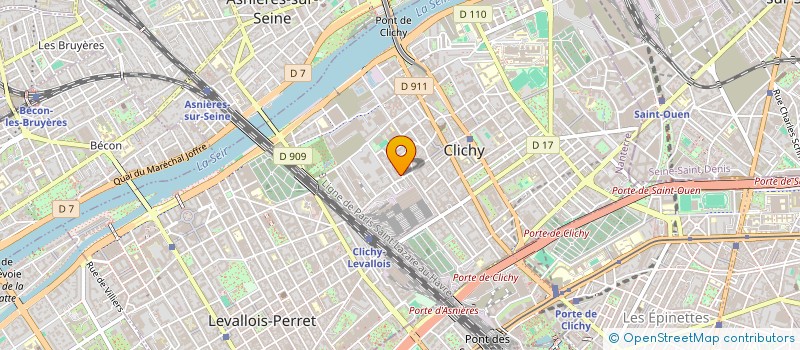 localisation de l'entreprise SDC à CLICHY