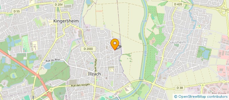 localisation de l'entreprise SDC 44 A CARRIERES  ILLZACH