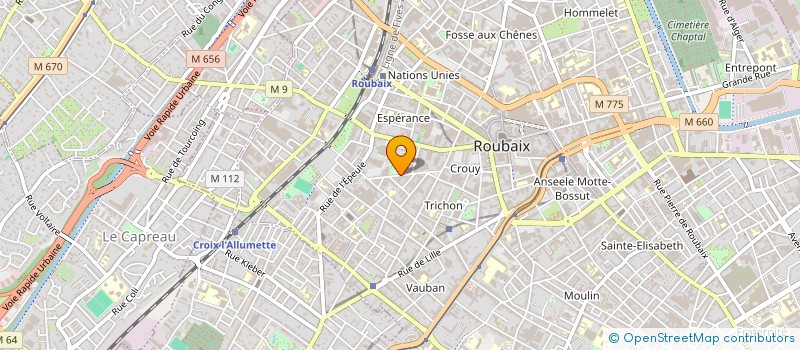 localisation de l'entreprise SDC 47-51 RUE REMY COGGHE  ROUBAIX