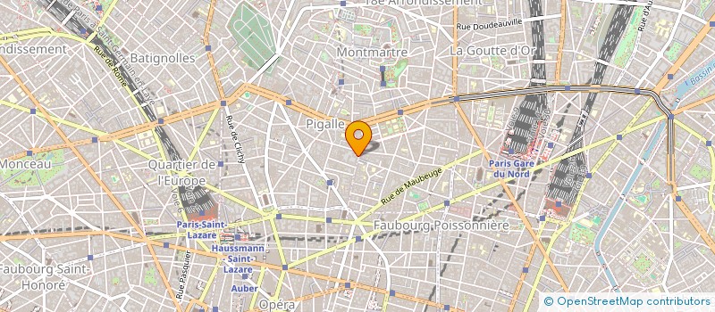 localisation de l'entreprise SDC 49 RUE DES MARTYRS  PARIS